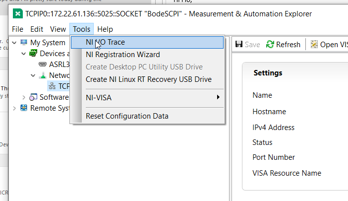 Start NI I/O Trace 01