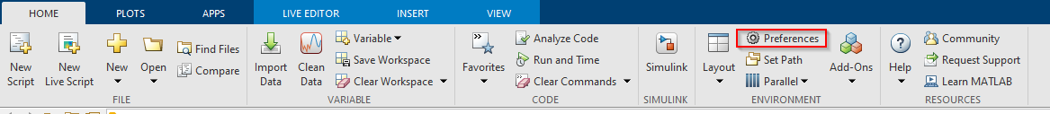 MatlabPreferences